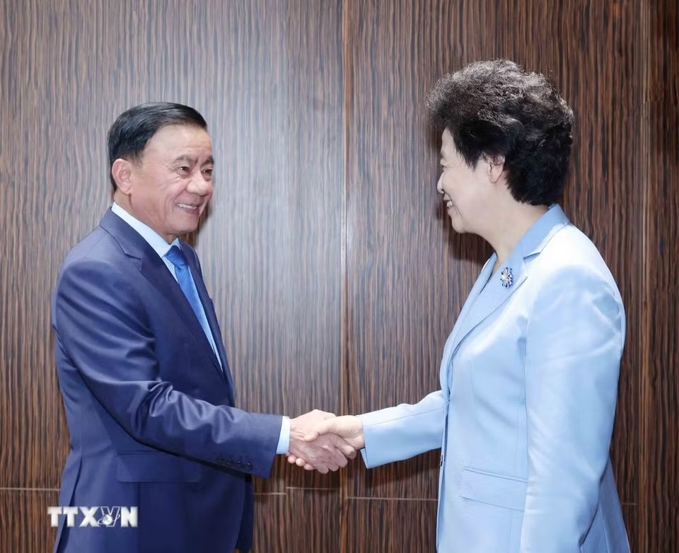 Thường trực Ban Bí thư Trần Cẩm Tú tiếp Đoàn đại biểu Chính hiệp toàn quốc Trung Quốc